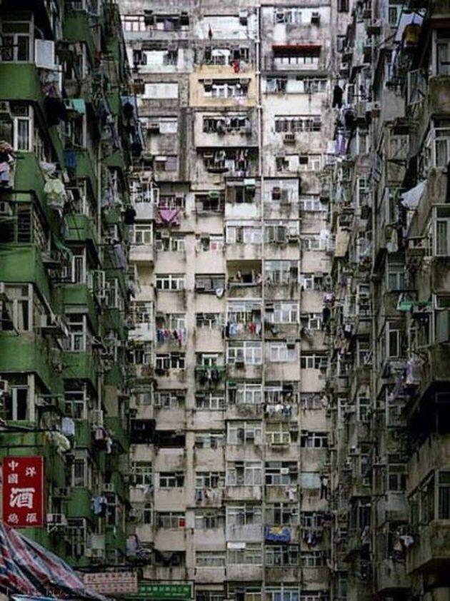 Walled City in Hong Kong