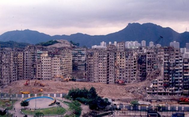 Walled City in Hong Kong