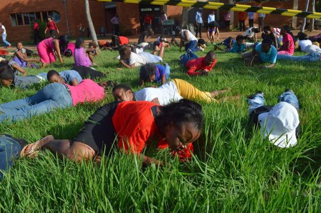 South African Pastor tells them to eat grass!