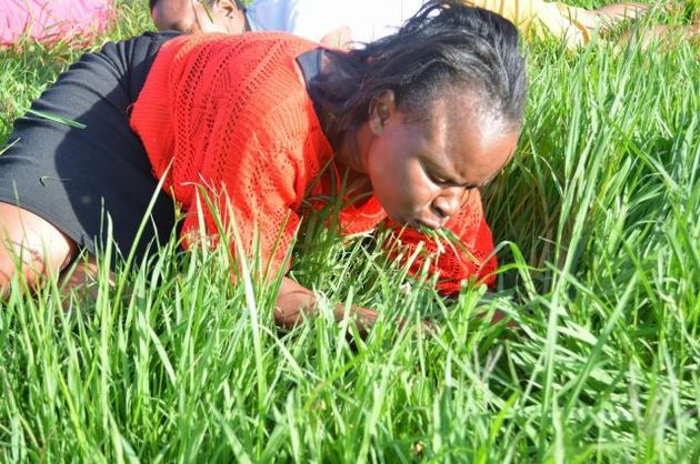 South African Pastor tells them to eat grass!