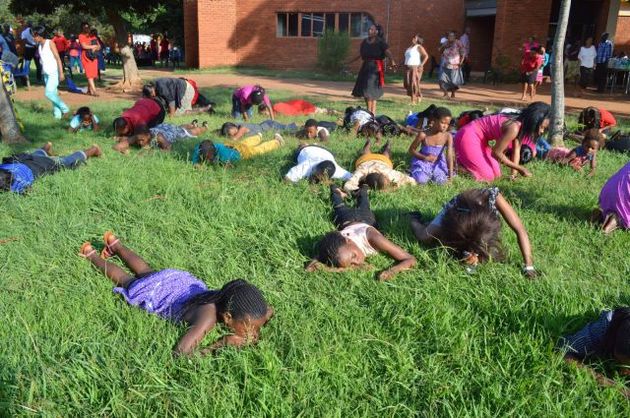 South African Pastor tells them to eat grass!