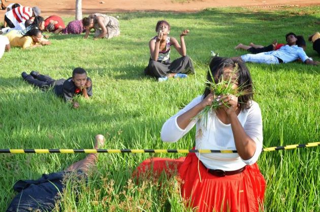South African Pastor tells them to eat grass!
