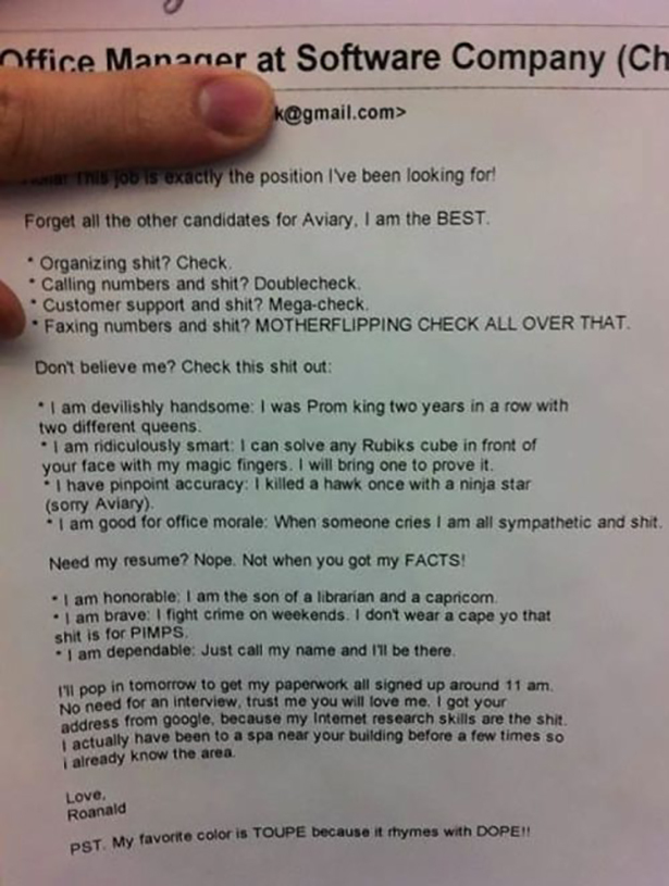 20 Resumes So Wrong They're Almost Right