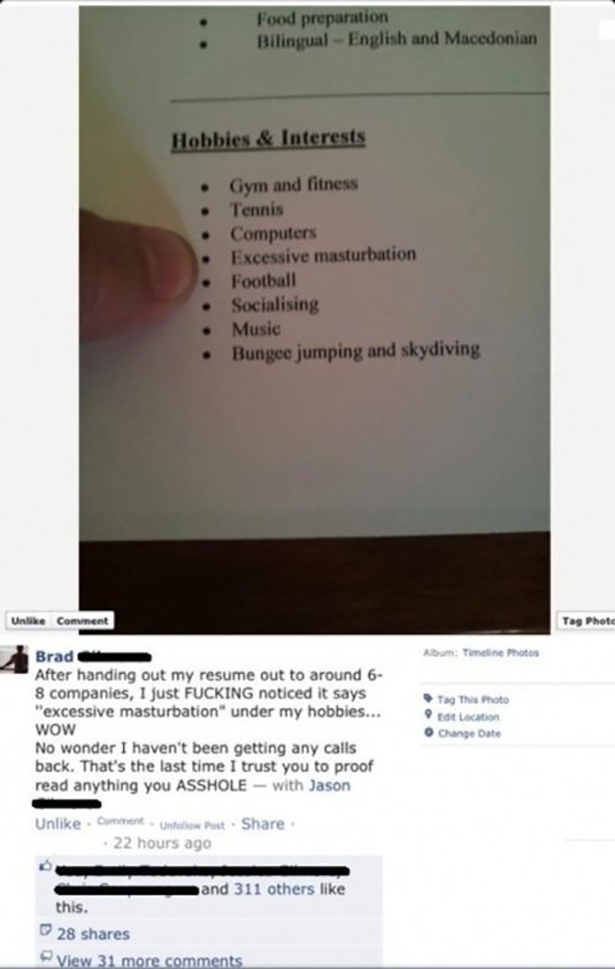 20 Resumes So Wrong They're Almost Right