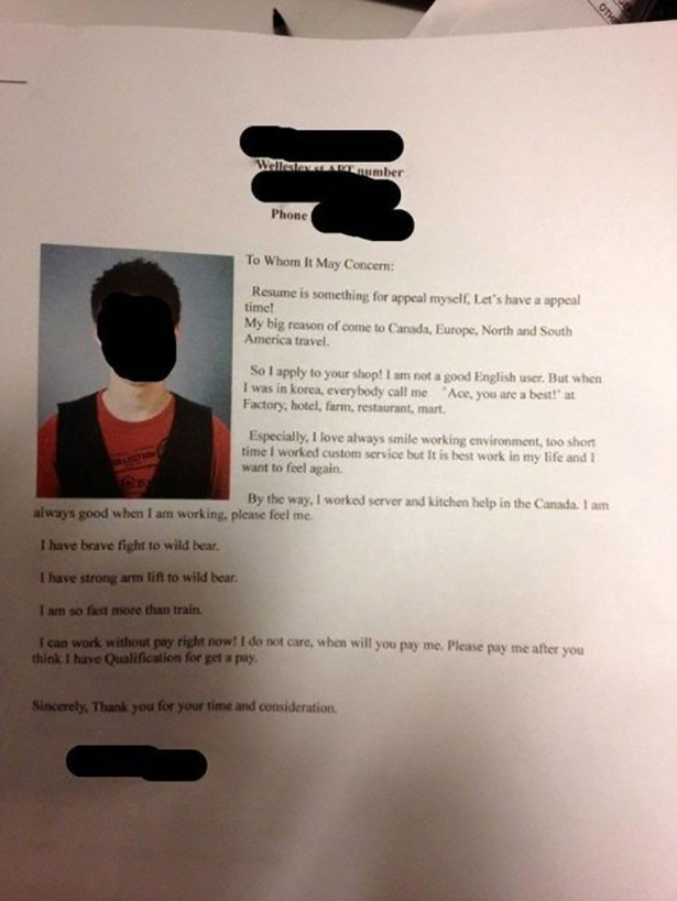 20 Resumes So Wrong They're Almost Right