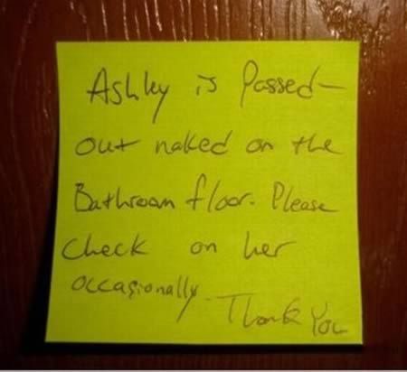 15 Hilarious Roommate Notes