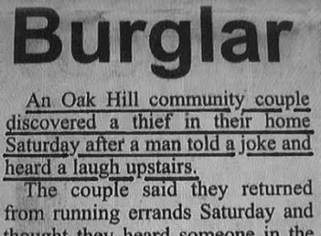 Hilarious Robbery Stories