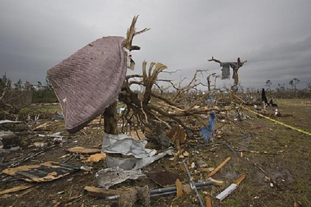 Tornadoes Inflict Destruction