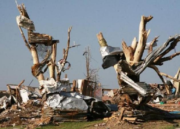 Tornadoes Inflict Destruction