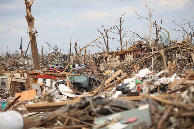 Tornadoes Inflict Destruction