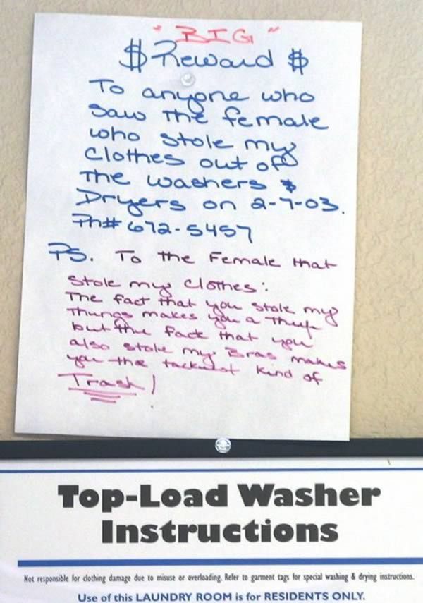 Funniest Laundry Signs