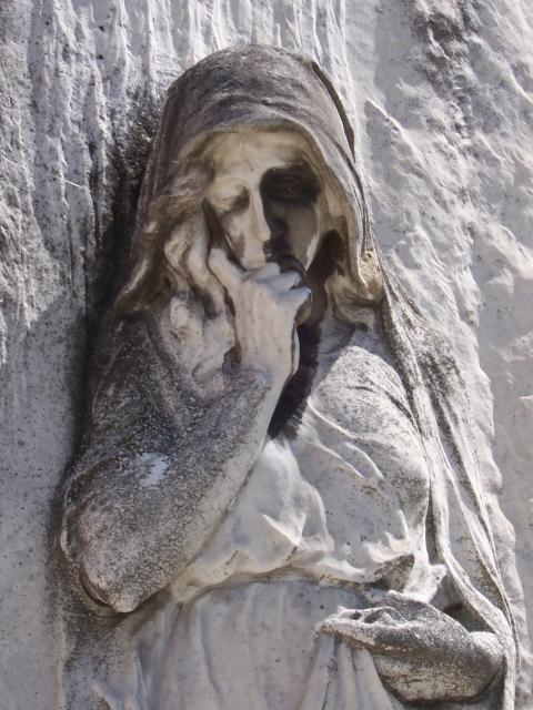 Beautiful cemetery statues