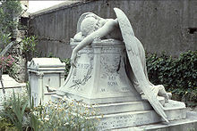 Beautiful cemetery statues