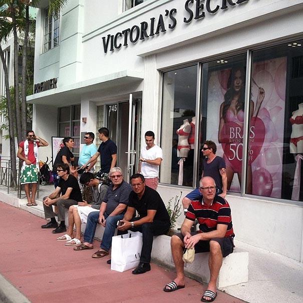 Abandoned Husbands on Shopping Trips 19 Photos of Truly Miserable Men.