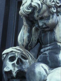 Beautiful cemetery statues