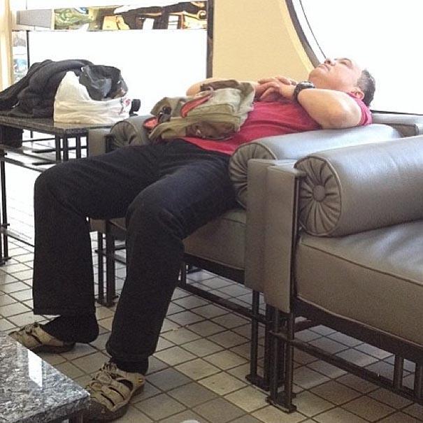 Abandoned Husbands on Shopping Trips 19 Photos of Truly Miserable Men.