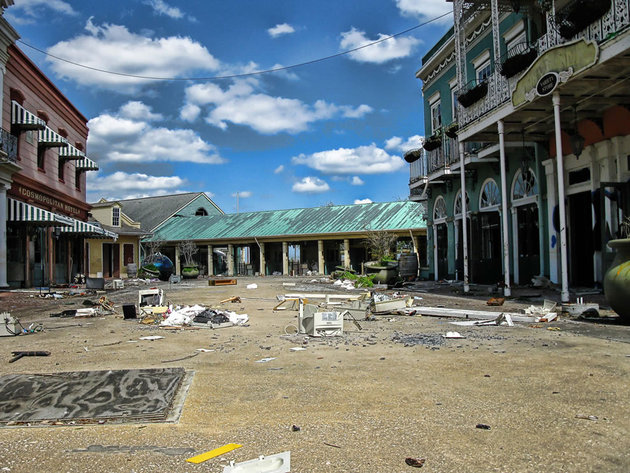 Abandoned Six Flags Amusement Park