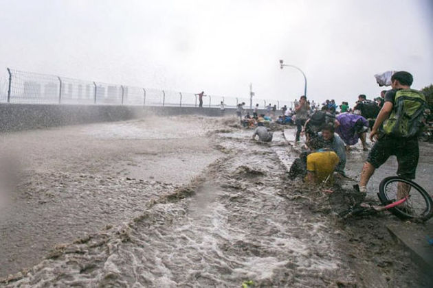 Massive Tidal Wave in China