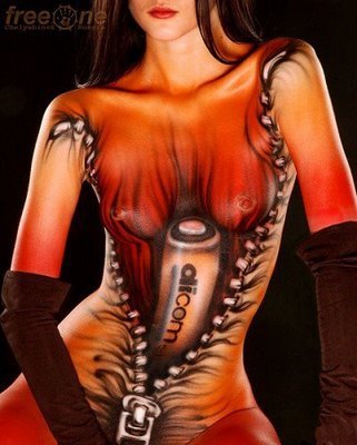 Fantasy body paintings