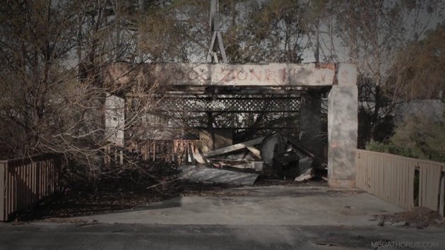 Abandoned Six Flags Amusement Park