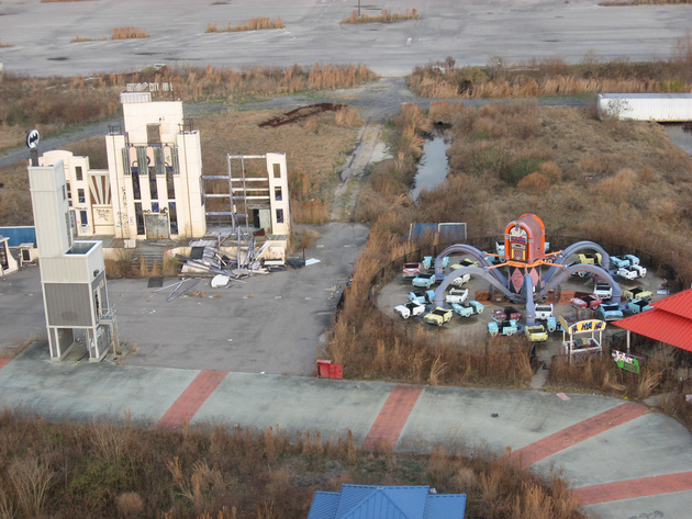 Abandoned Six Flags Amusement Park