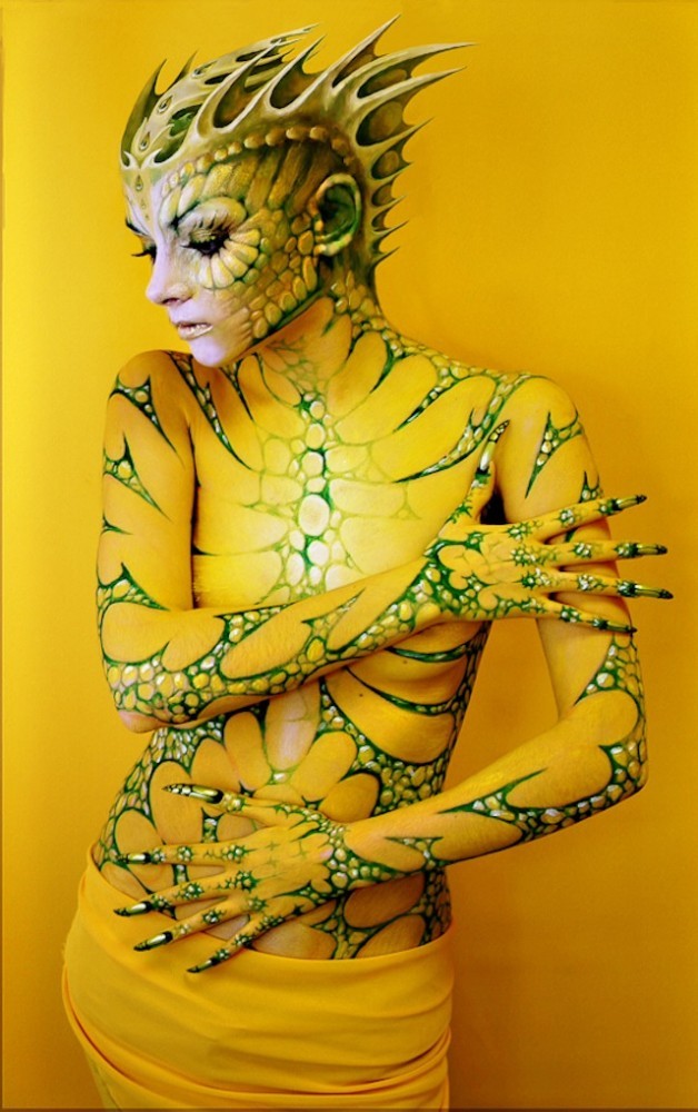 Fantasy body paintings