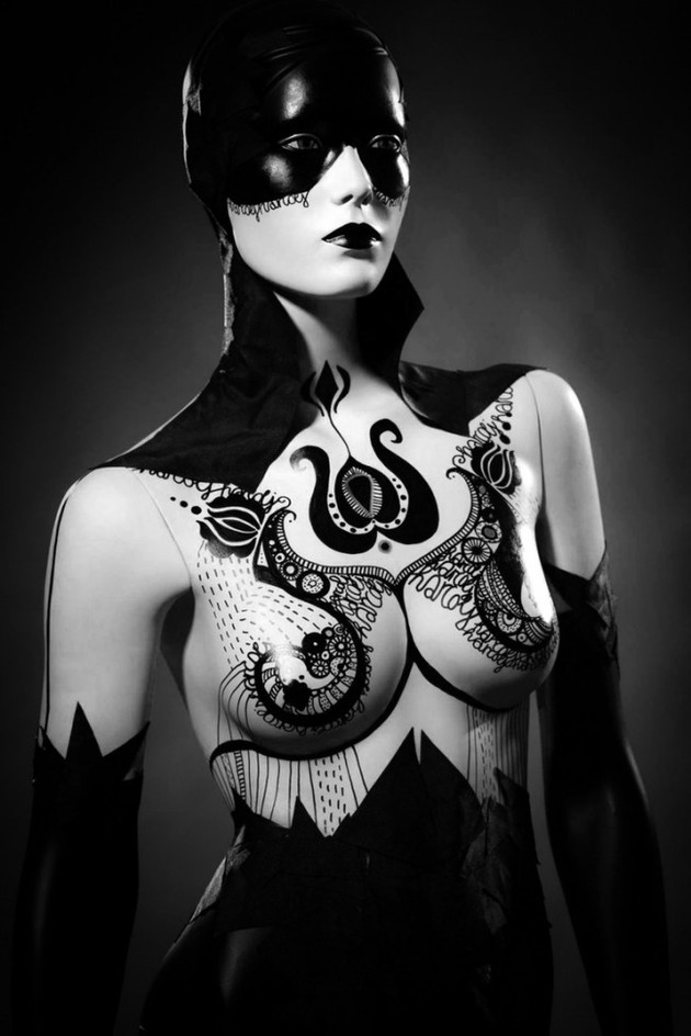 Fantasy body paintings