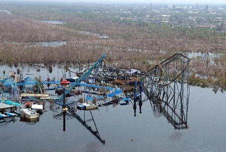 Abandoned Six Flags Amusement Park