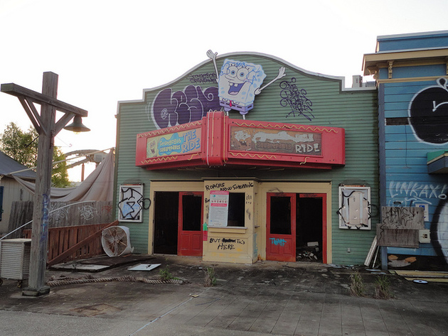 Abandoned Six Flags Amusement Park