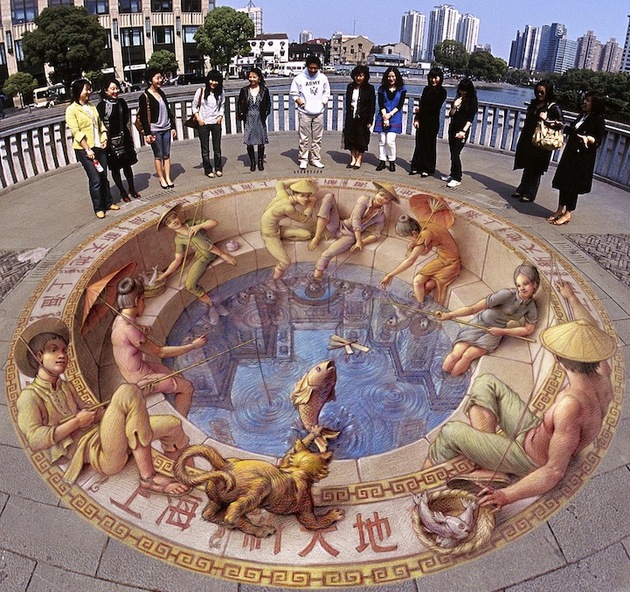 New Illusionary Three-Dimensional Street Art by Kurt Wenner