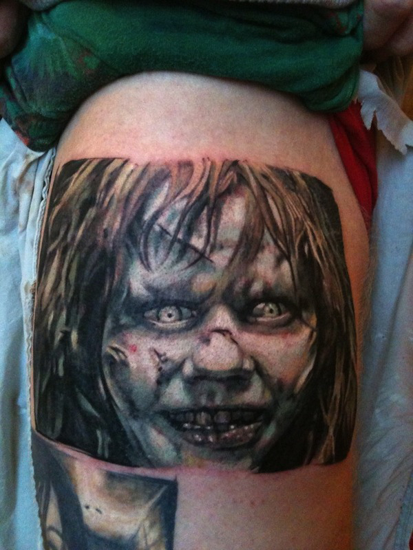 horror themed tattoos