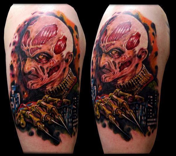 horror themed tattoos