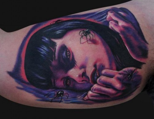 horror themed tattoos