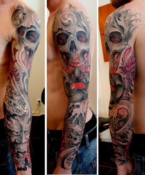 horror themed tattoos