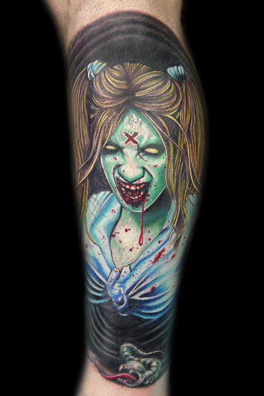 horror themed tattoos