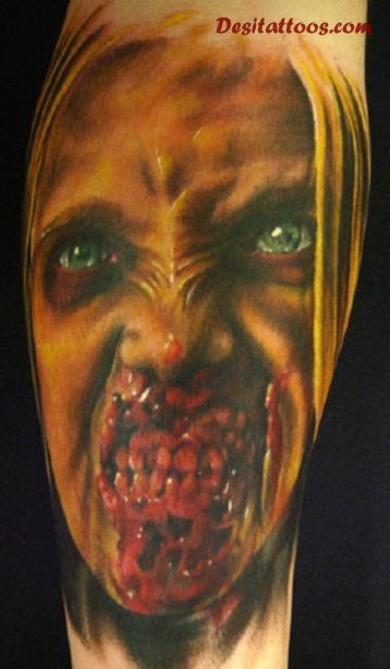 horror themed tattoos