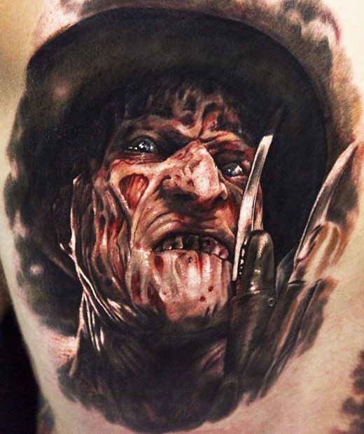 horror themed tattoos