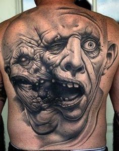 horror themed tattoos