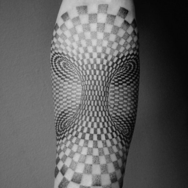 Optical Illusion Tattoos