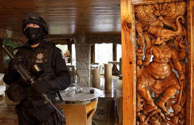 A Mexican Drug Lord’s Home Was Raided