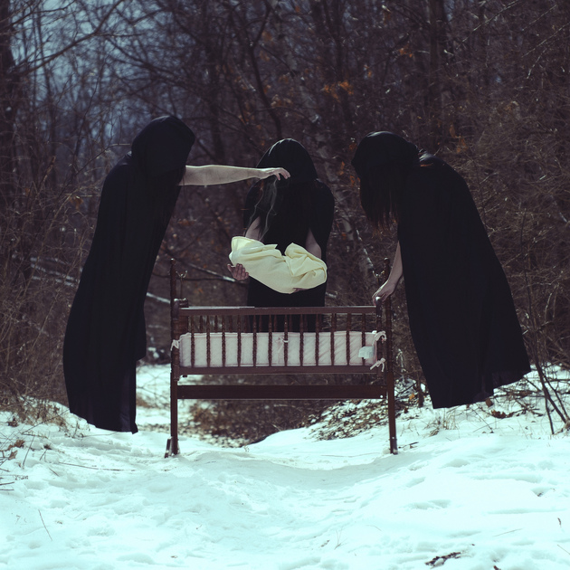 Creepy photo art of Christopher McKenney