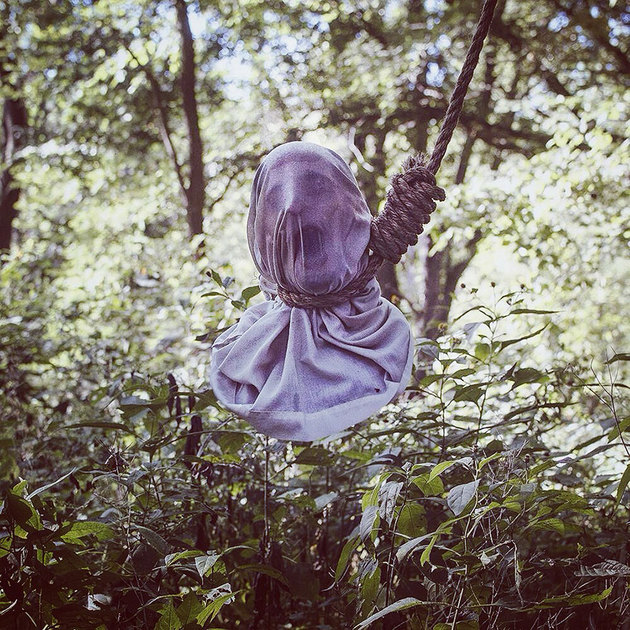 Creepy photo art of Christopher McKenney