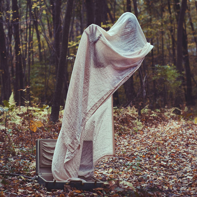 Creepy photo art of Christopher McKenney