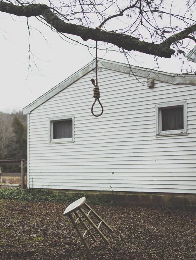 Creepy photo art of Christopher McKenney