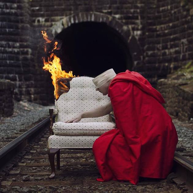 Creepy photo art of Christopher McKenney