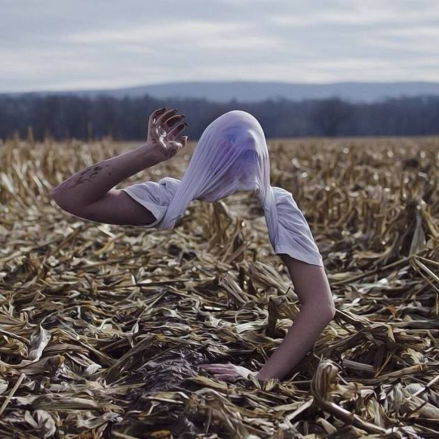 Creepy photo art of Christopher McKenney