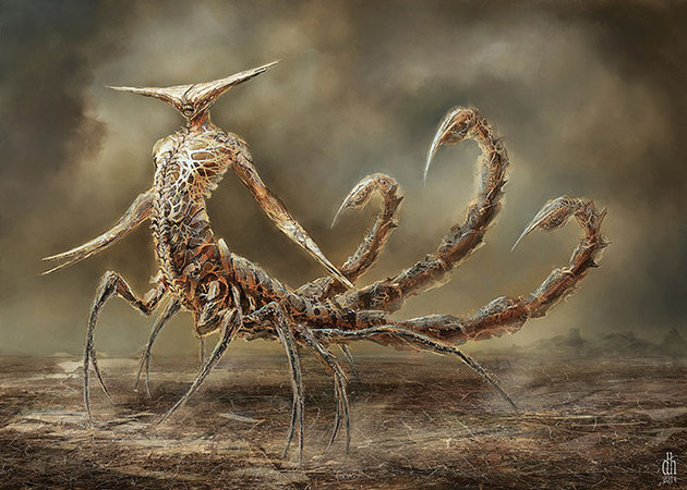 12 Zodiac Signs Reborn As Terrifying Monsters By Damon Hellandbrand