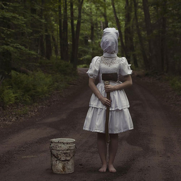 Creepy photo art of Christopher McKenney