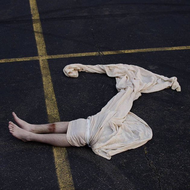 Creepy photo art of Christopher McKenney