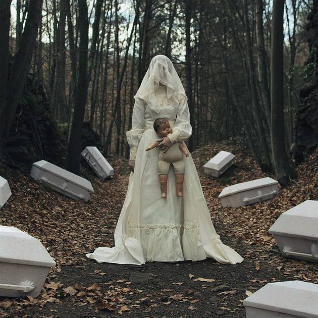 Creepy photo art of Christopher McKenney